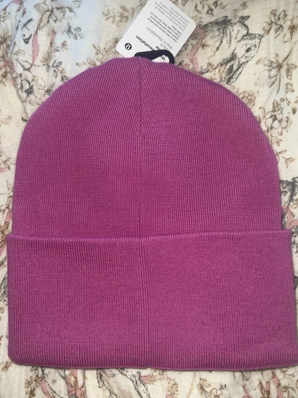 Lululemon Warm Revelation Beanie in berry